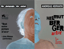 Tablet Screenshot of andreashorvath.com